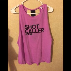 VS Sport “Shot Caller” workout tee.